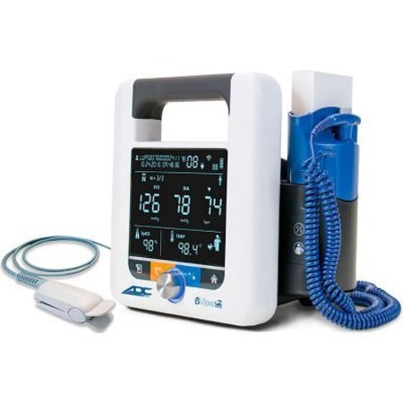 AMERICAN DIAGNOSTIC CORP ADC® ADView® 2 Diagnostic Station, Blood Pressure Base Unit with SpO2/Temperature Module 9005BPSTO